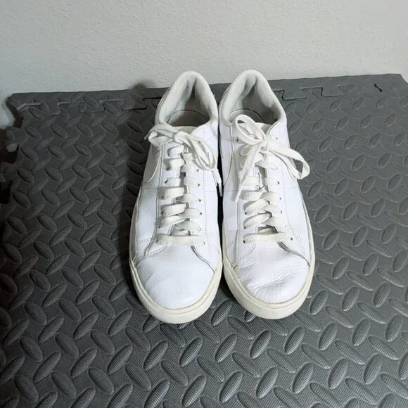 Nike Blazer Low LE Triple White Sneakers - AQ3597-100 Size 9 - Picture 3 of 9